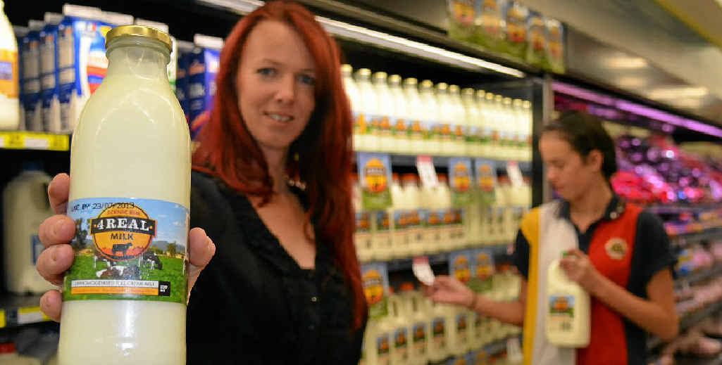 FOR REAL: Donna and Bree Clark check out 4Real Milk now available. FOR REAL: Donna and Bree Clark check out 4Real Milk now available.